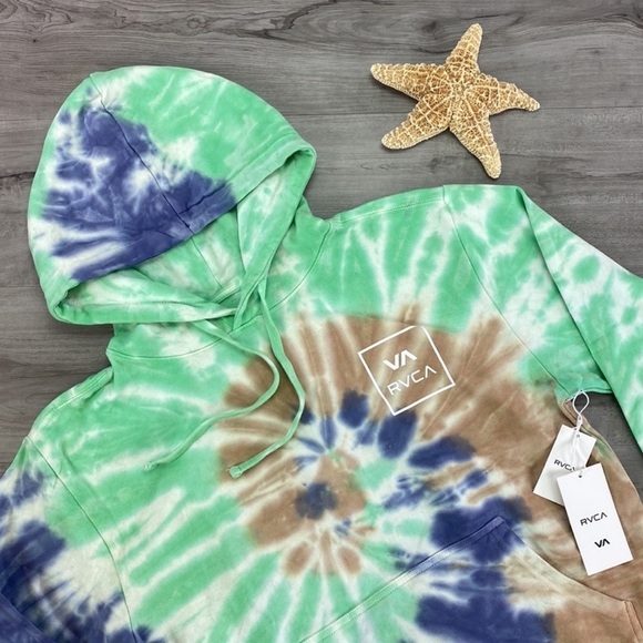 🔆RVCA🔆 ALL THE WAY HOODIE SWEATSHIRT - Picture 12 of 14